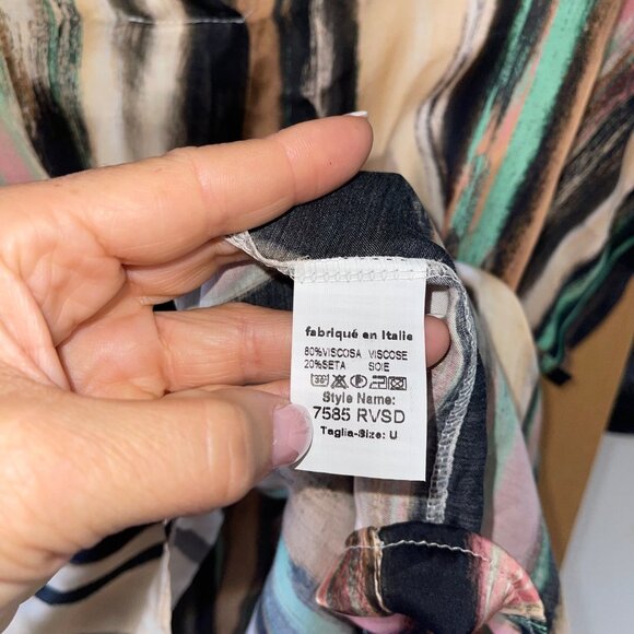 Max Enjoy Paris Womens Pant Set Size Medium Multicolor Wide Leg Casual - Picture 5 of 16